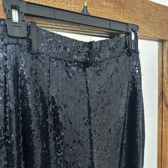 ZARA Sequined Tapered Pants Limited Edition - Picture 4 of 5